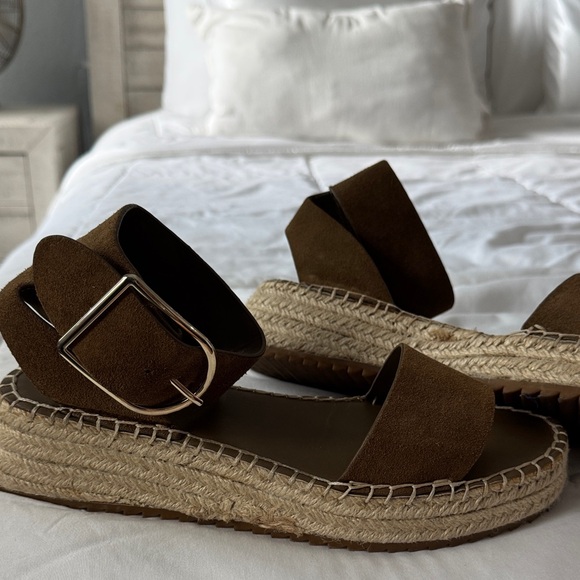 Zara Tan Espadrille Sandals - Picture 4 of 5
